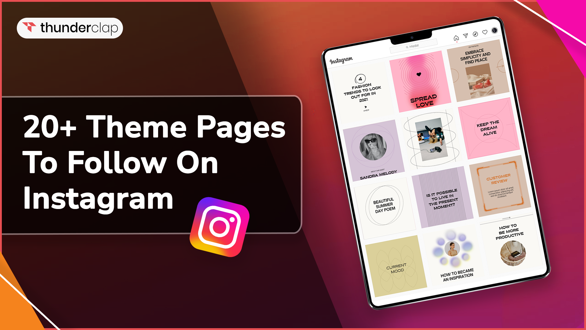 Theme Pages To Follow On Instagram
